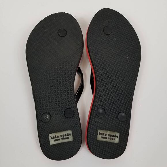 Kate Spade Nanette Striped Women's Flip Flops Size 6 - Picture 7 of 9